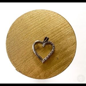 Sterling silver heart Pendant.
